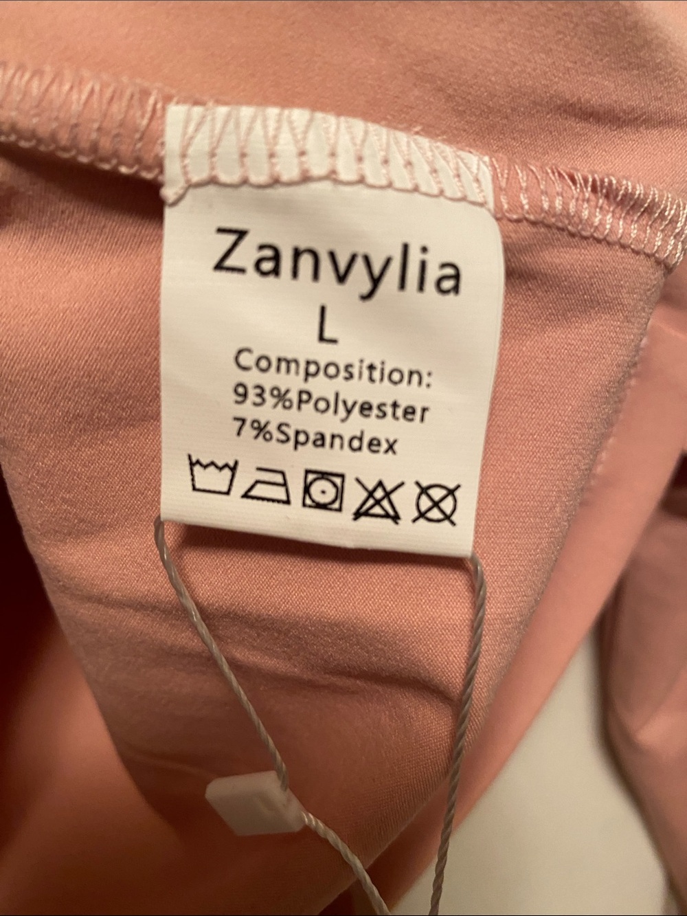 Zanvylia Long Sleeve Women’s Top — Blush Pink…size L - Picture 3 of 4